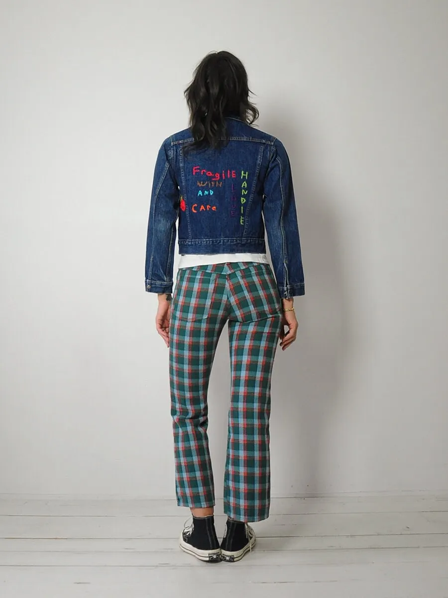 1970's Handle with Care Jean Jacket