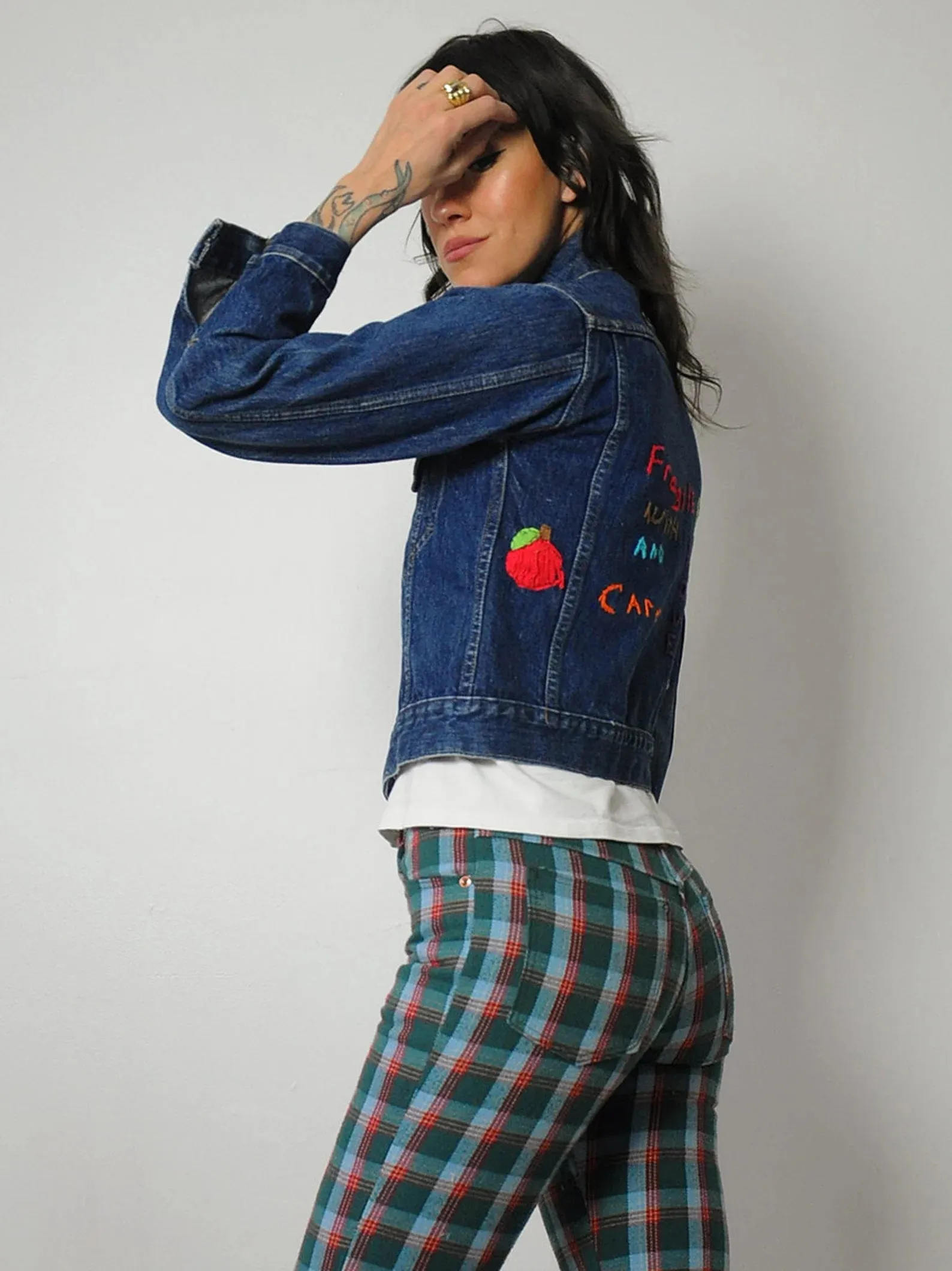 1970's Handle with Care Jean Jacket