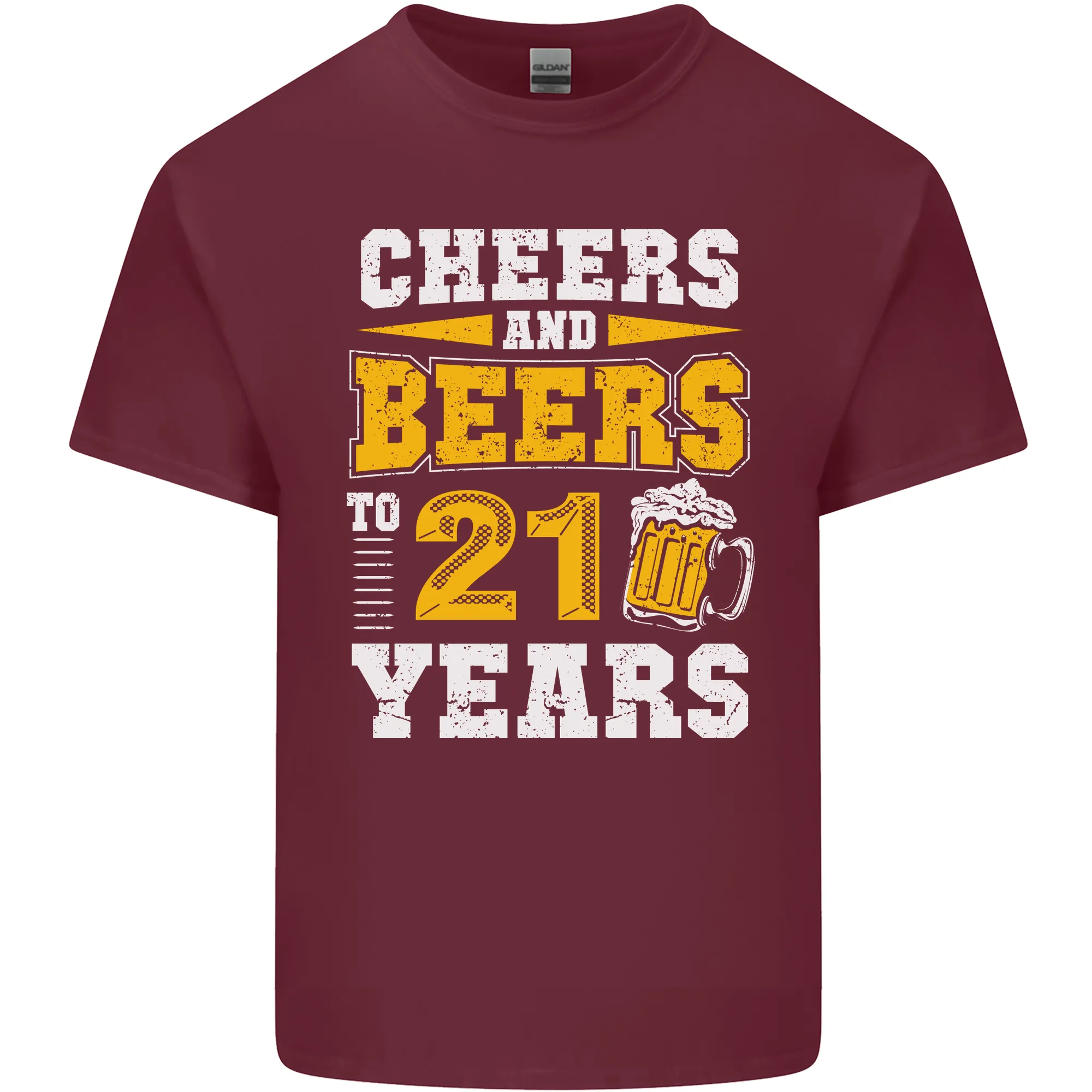 21st Birthday 21 Year Old Funny Alcohol Mens Light Cotton T-Shirt