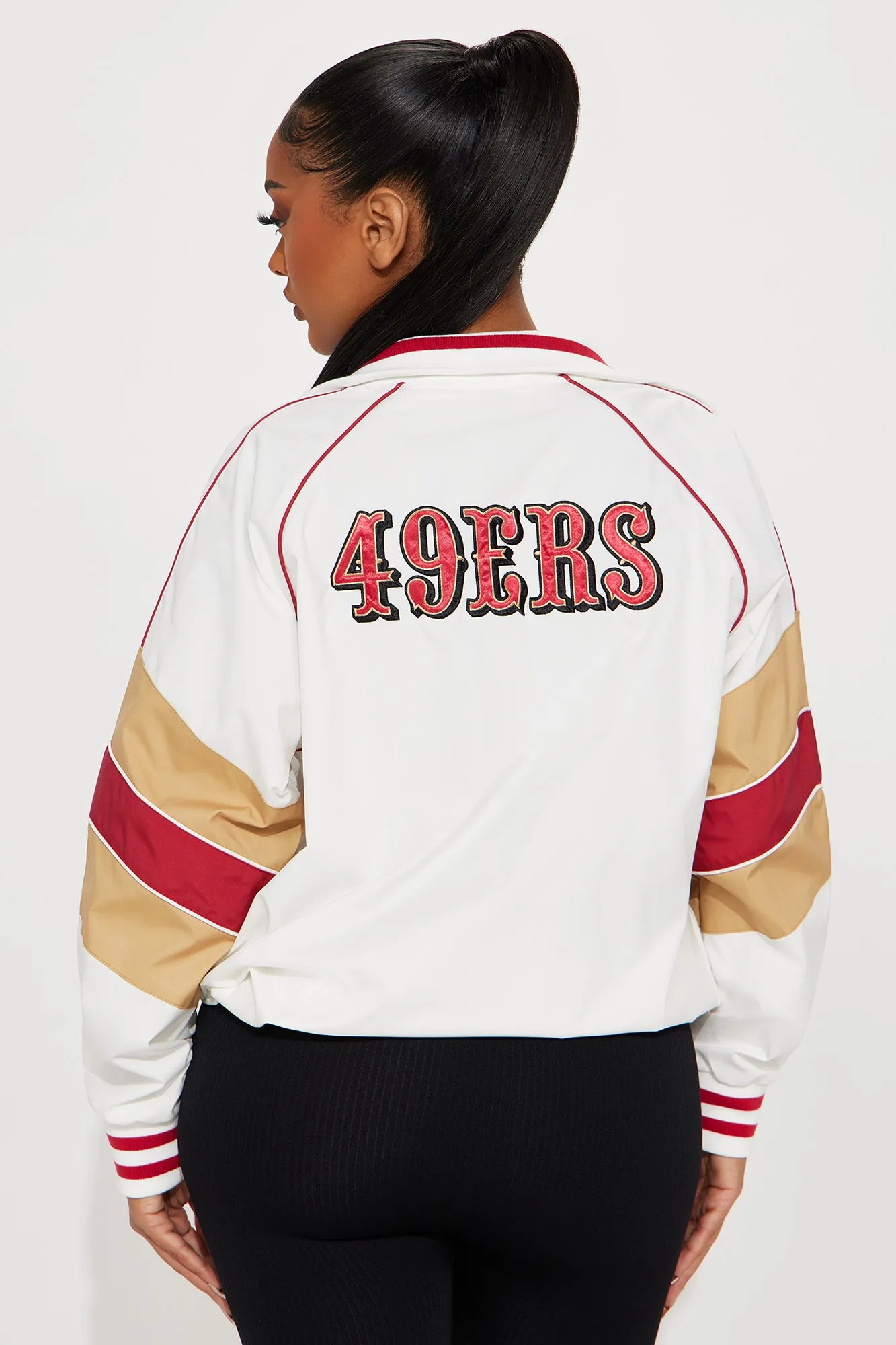 49ers Vintage Windbreaker - White