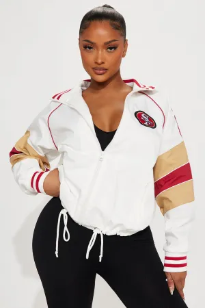 49ers Vintage Windbreaker - White