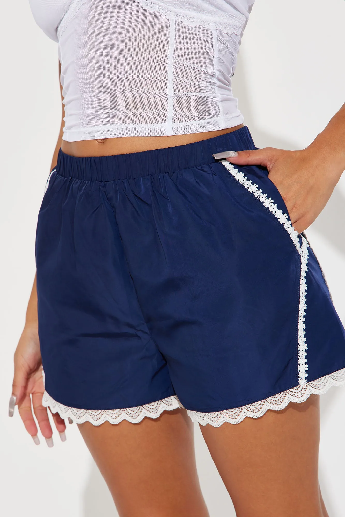 Addicted To You Track Short - Navy