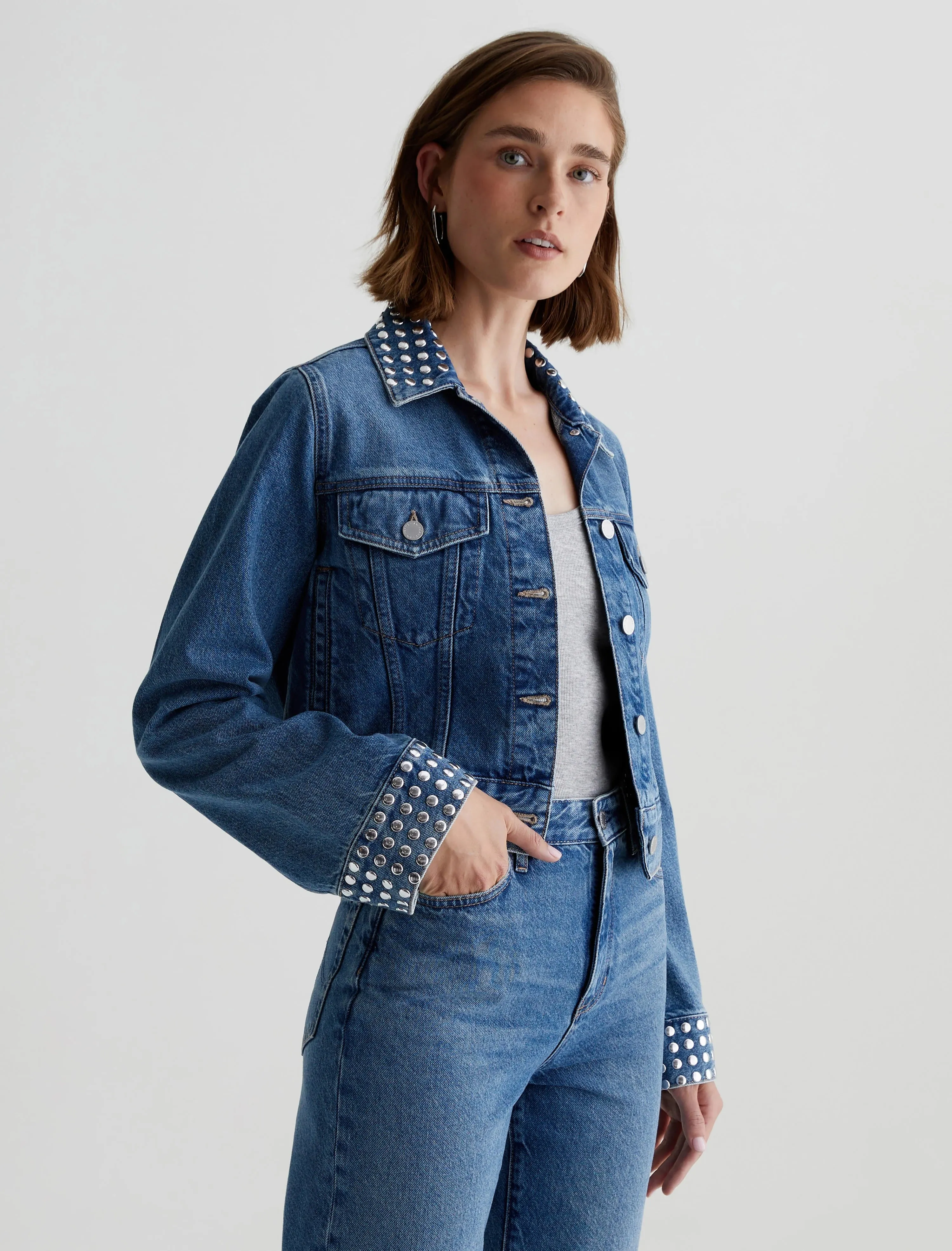 AG Jeans Studded Isa Jacket - Ageleno