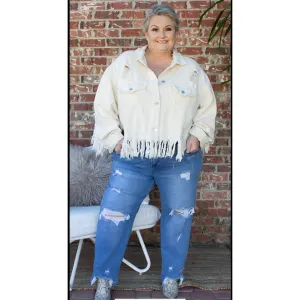Anna Parker Oatmilk Denim Jacket