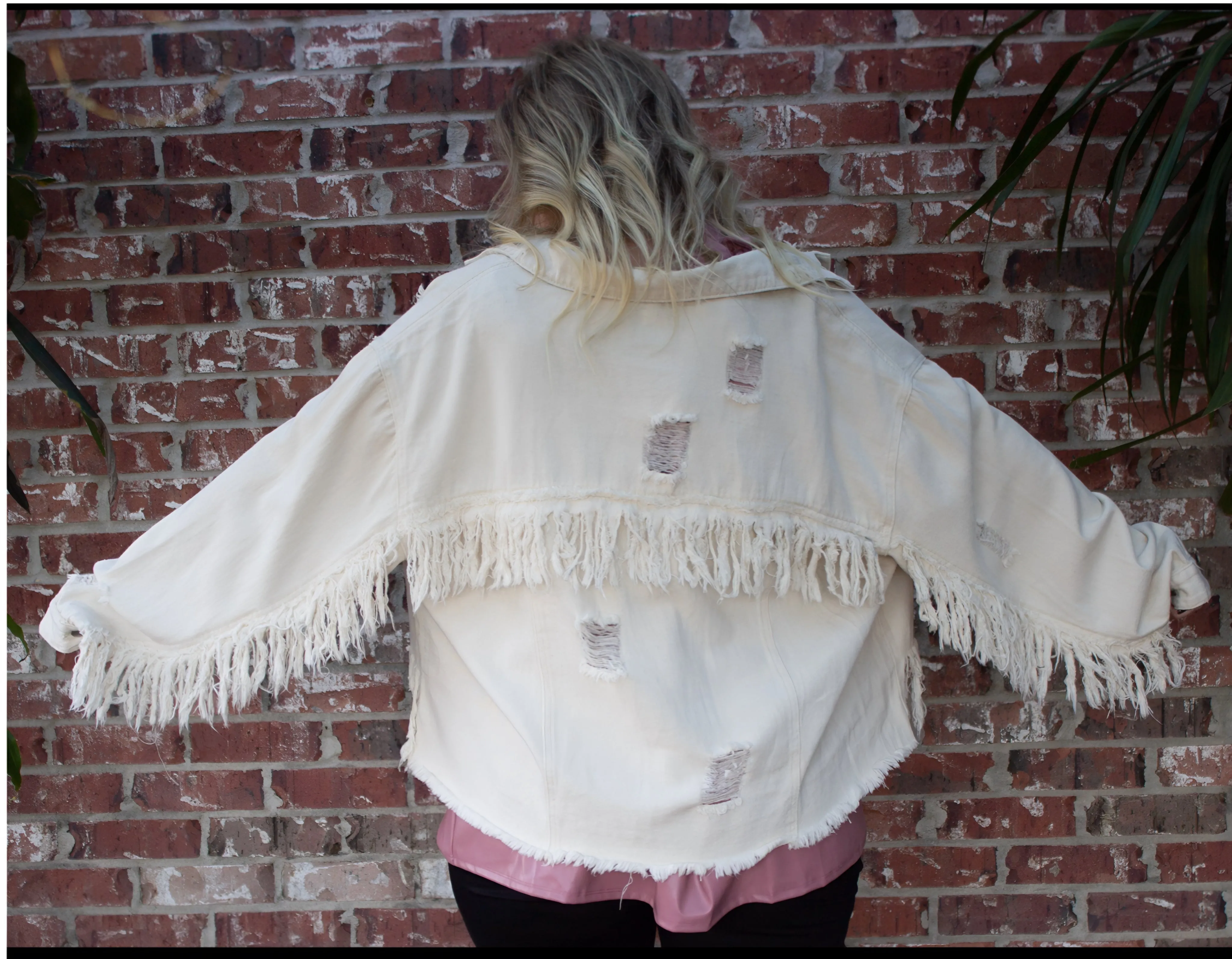 Anna Parker Oatmilk Denim Jacket