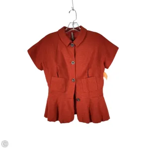 Blazer By Clothes Mentor In Red, Size: M