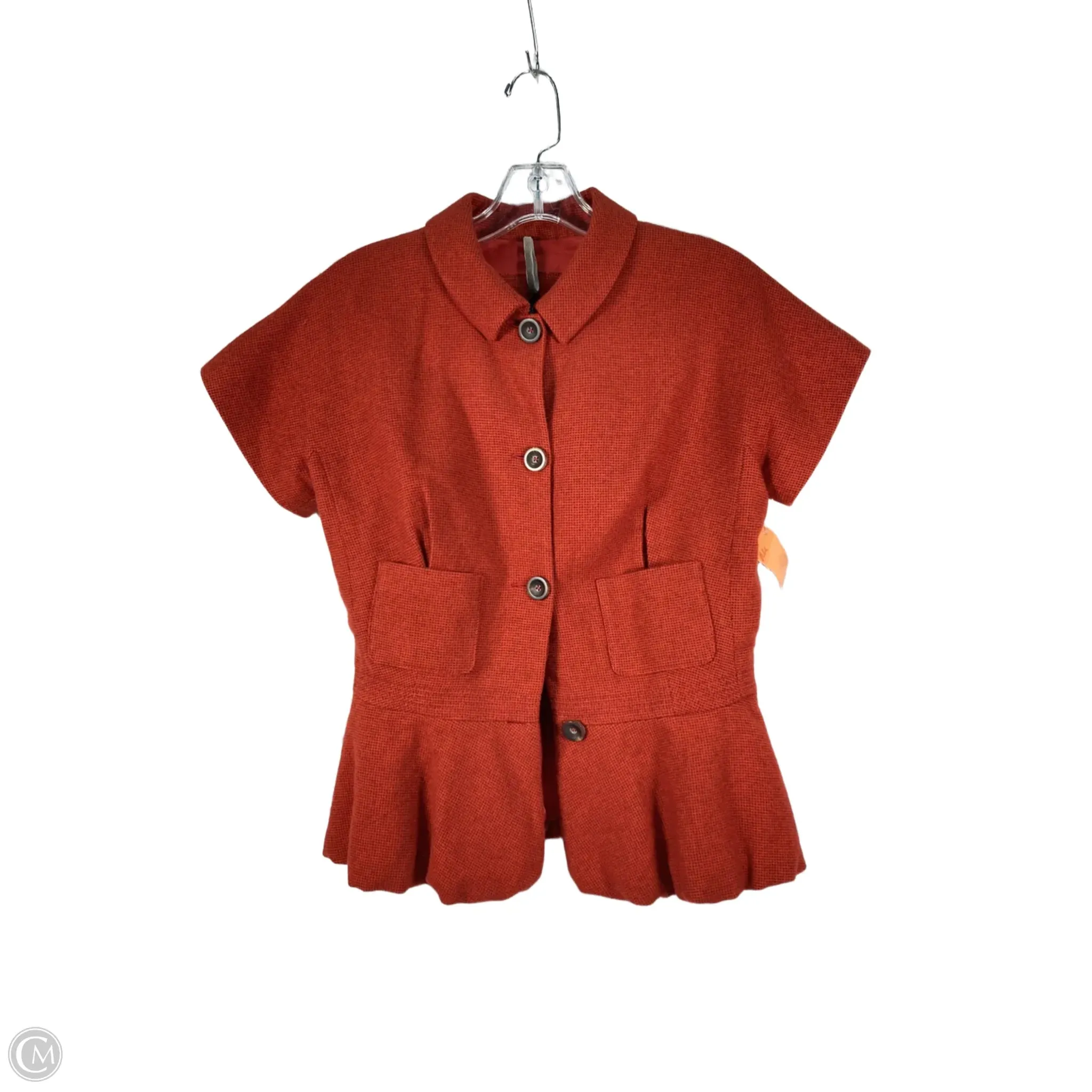 Blazer By Clothes Mentor In Red, Size: M