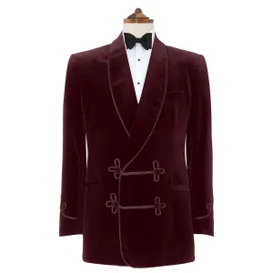 Bloomsbury Burgundy Velvet Jacket