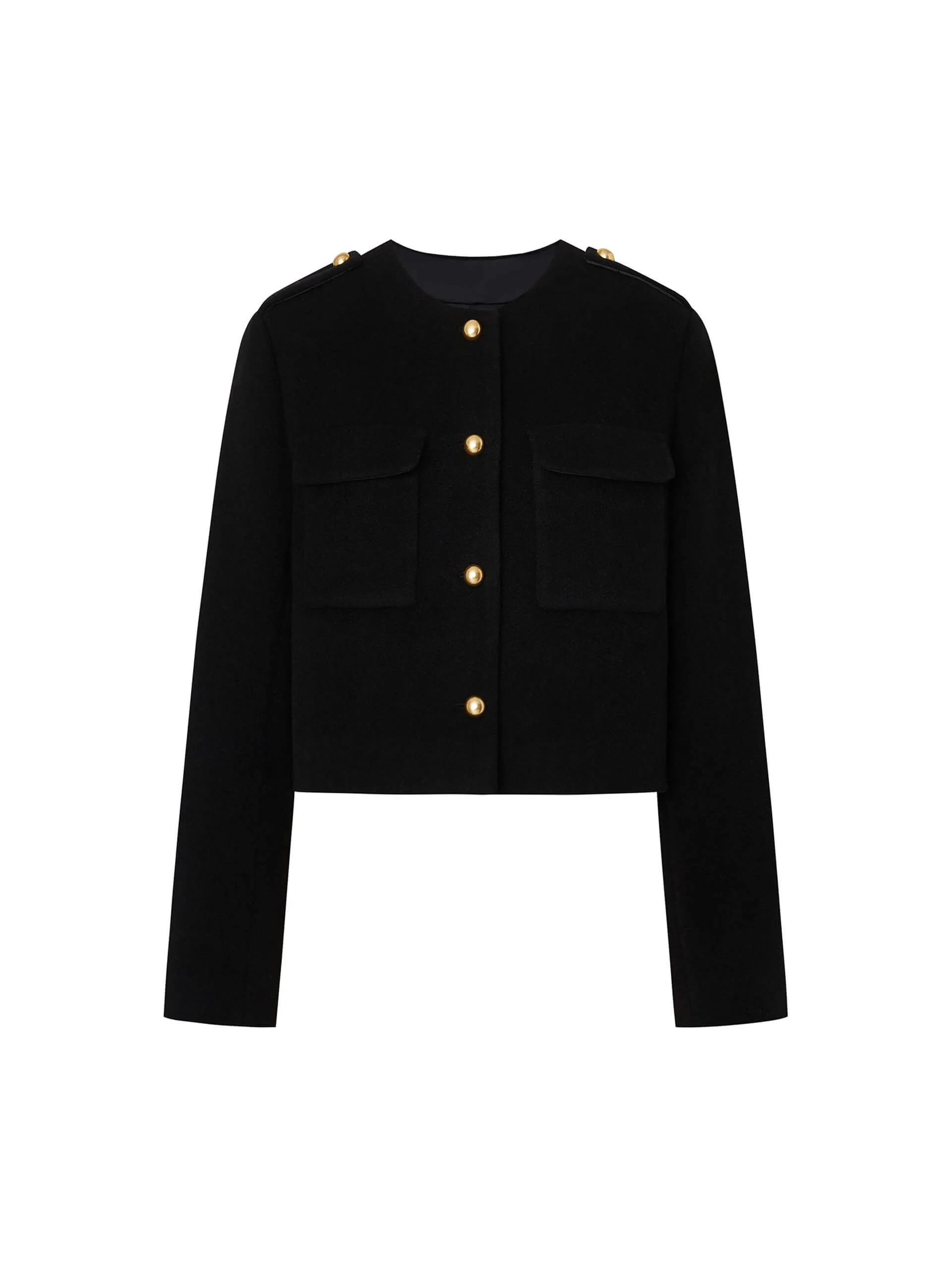 Boxy Fit Cropped Jacket