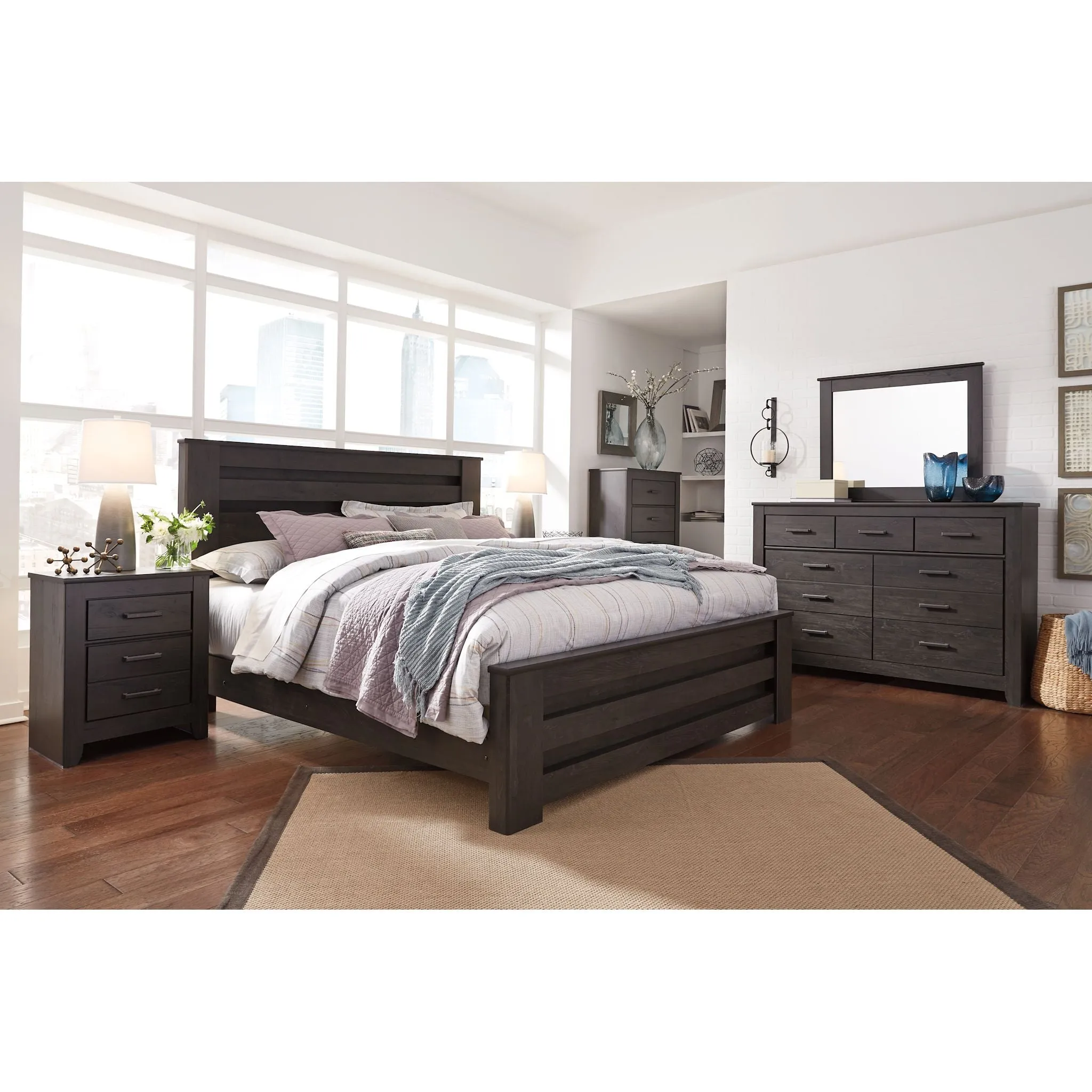 Brinxton 5 Piece Panel Bedroom