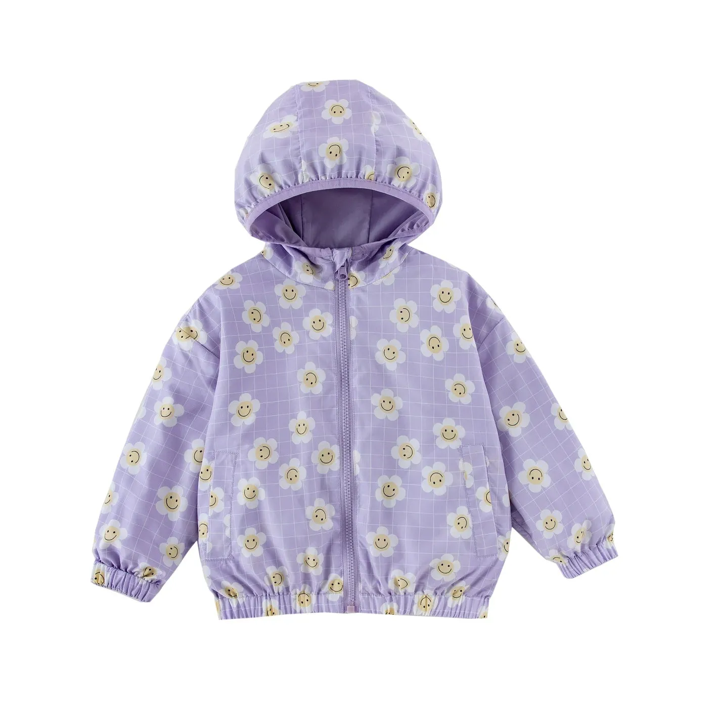 Calonie Jacket in Purple Flower Reversible