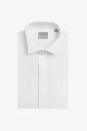 Camicia da smoking collo rialzato slim