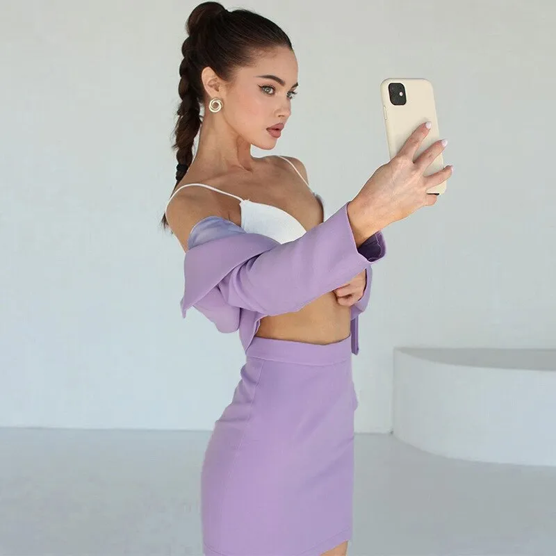 Candy Coordinated Blazer Set