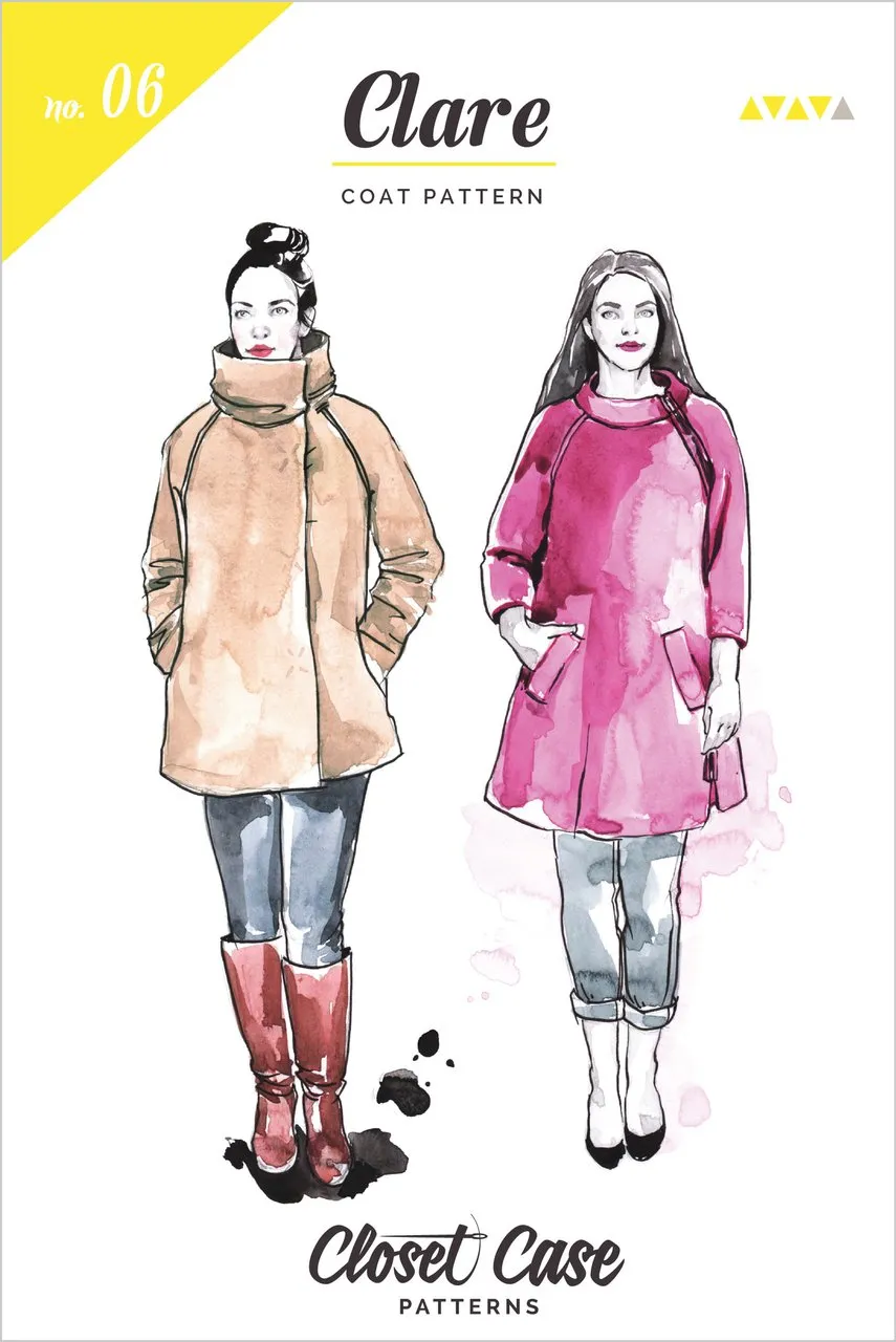 Closet Core - Clare Coat Sewing Pattern