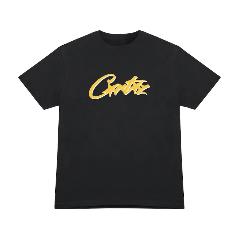 Corteiz Allstarz Tee Black/Yellow