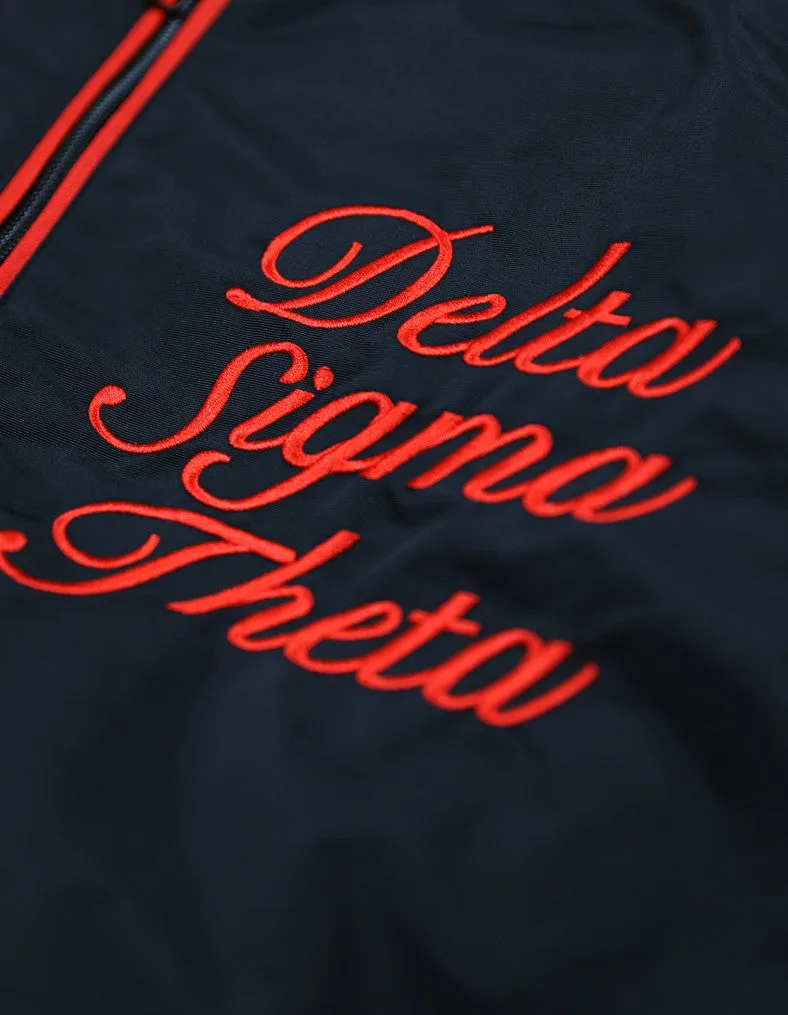 Delta Sigma Theta M7 Windbreaker Jacket Black