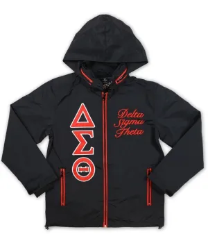 Delta Sigma Theta M7 Windbreaker Jacket Black