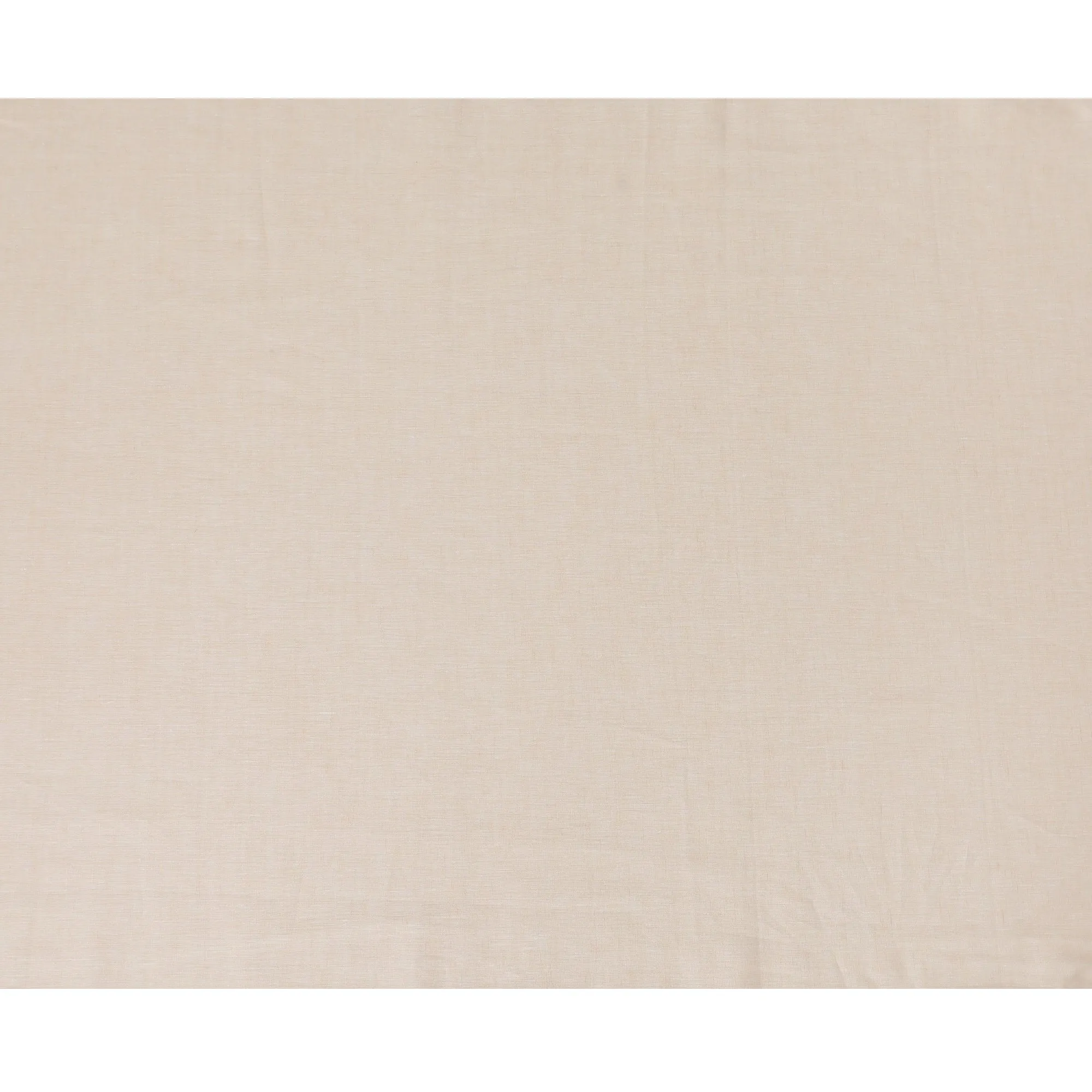 Light Peach Plain Premium Pure Linen Fabric - 60 Lea Quality, 140 cm Width-D19932