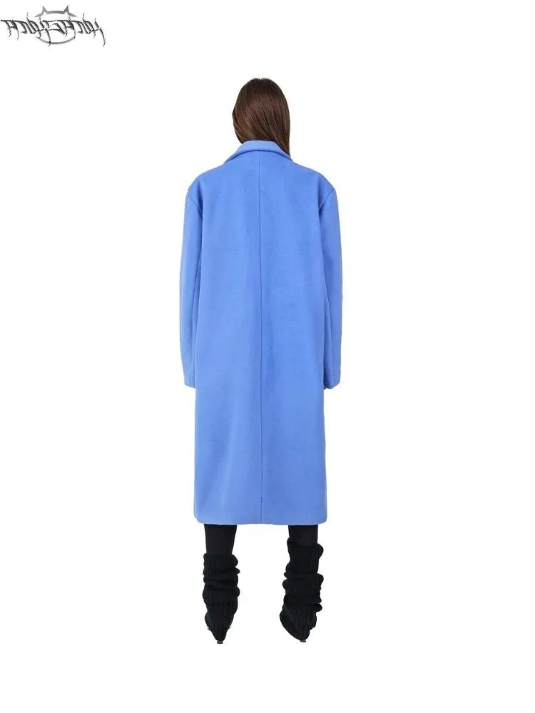 Loose Warm Genderless Tweed Coat Jacket【s0000005056】