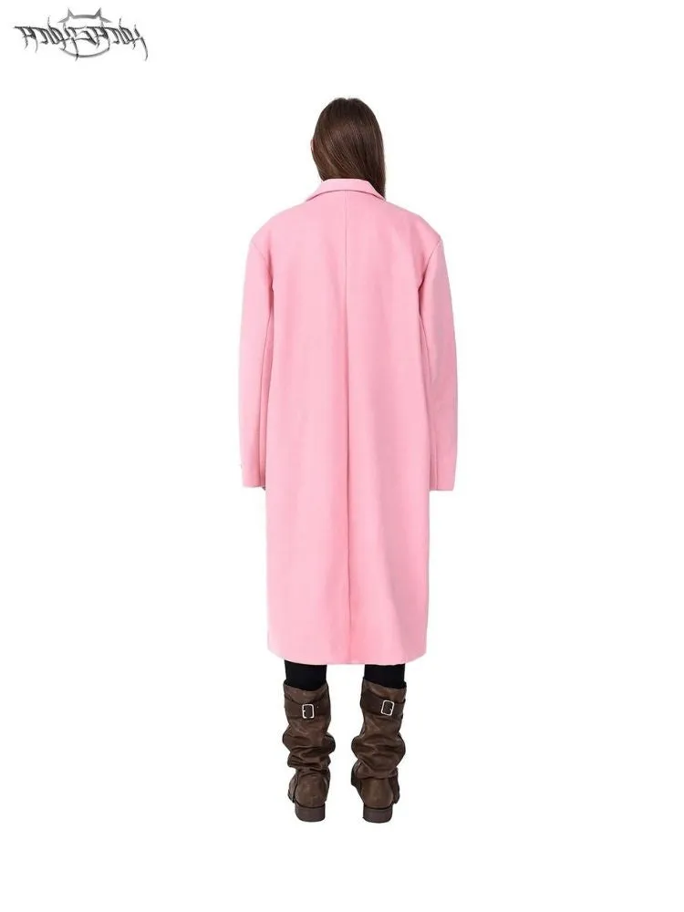 Loose Warm Genderless Tweed Coat Jacket【s0000005056】