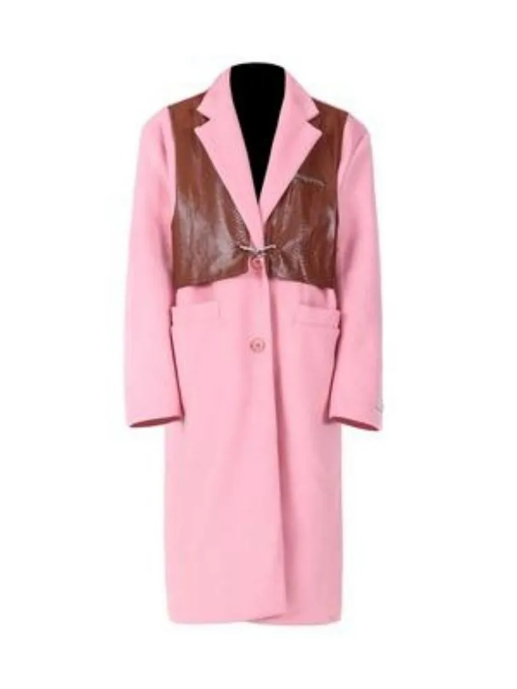 Loose Warm Genderless Tweed Coat Jacket【s0000005056】