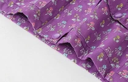 Lucy Floral Fleece Hooded Jacket