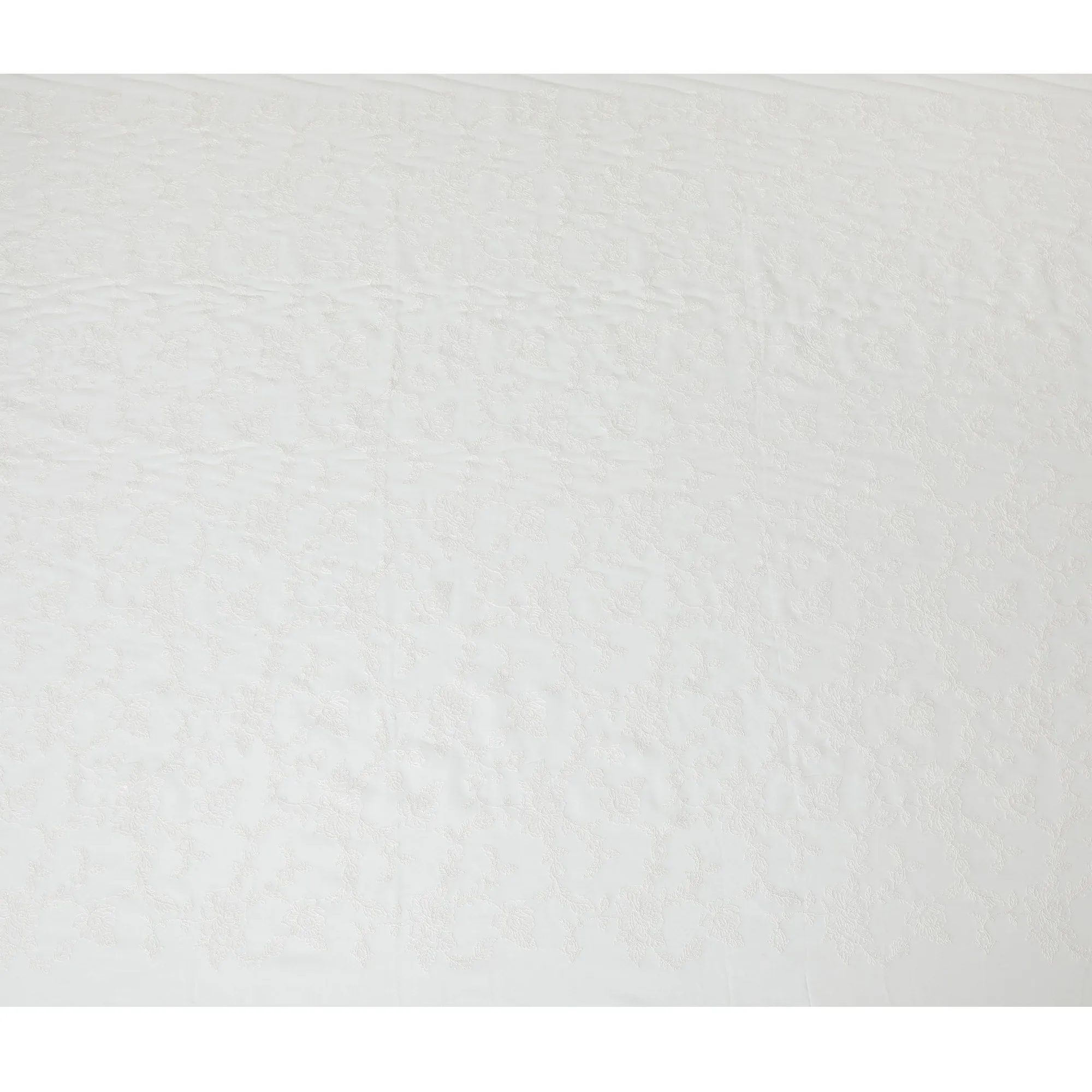 Luxurious Light Laurel green Synthetic Georgette Fabric with Embossed Floral Design, 110 cm Wide-D19146