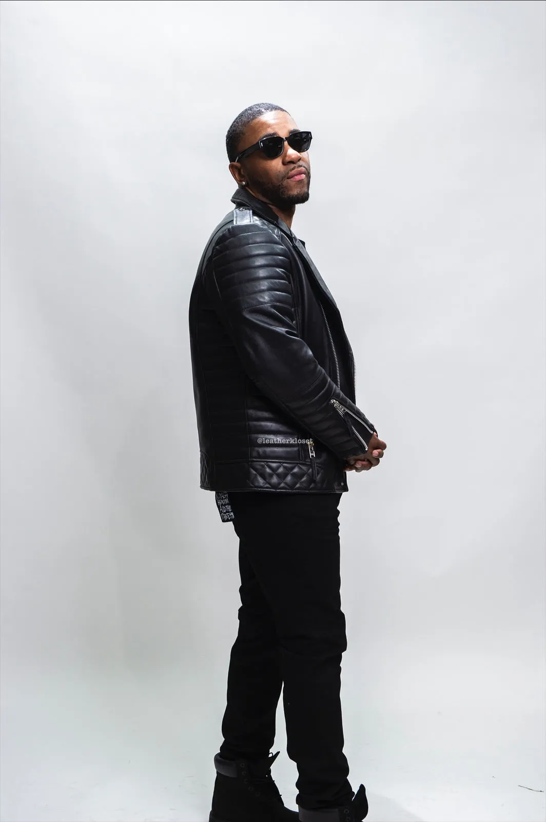 Men's Jay Biker Jacket Black