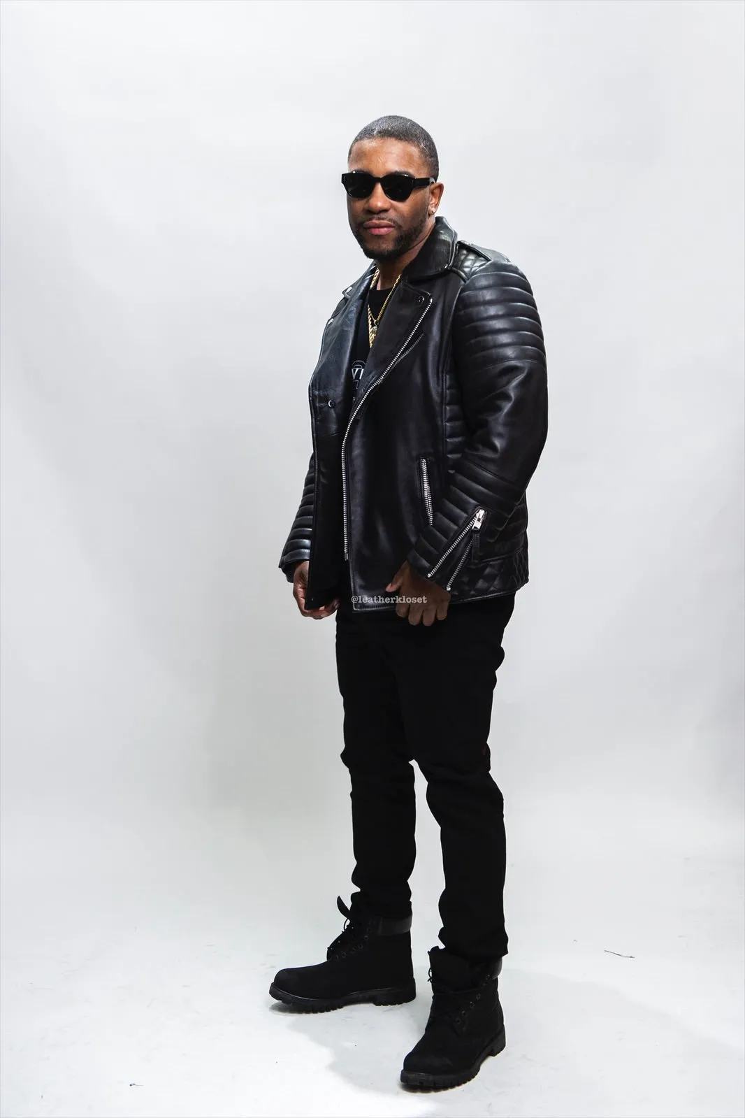 Men's Jay Biker Jacket Black