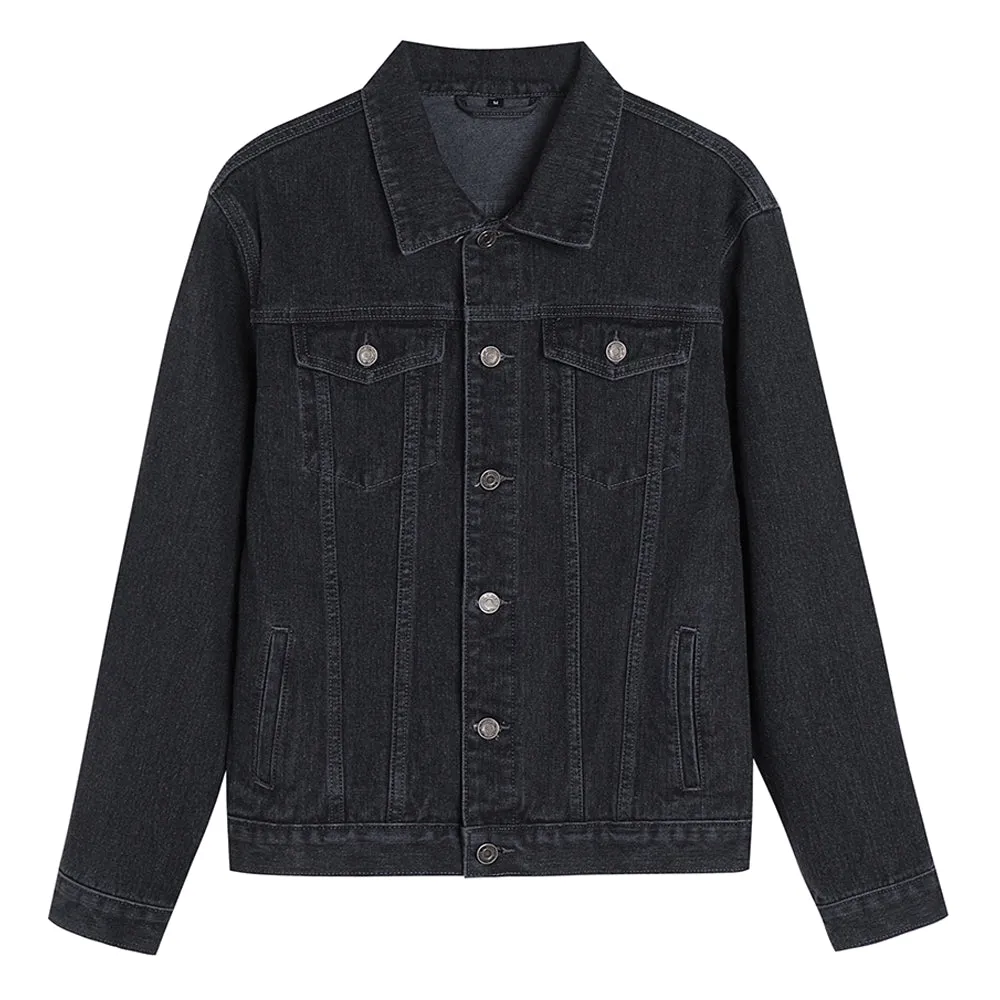 Mens Vintage Cartoon Prints SEALS SPORT TEAM Denim Jacket