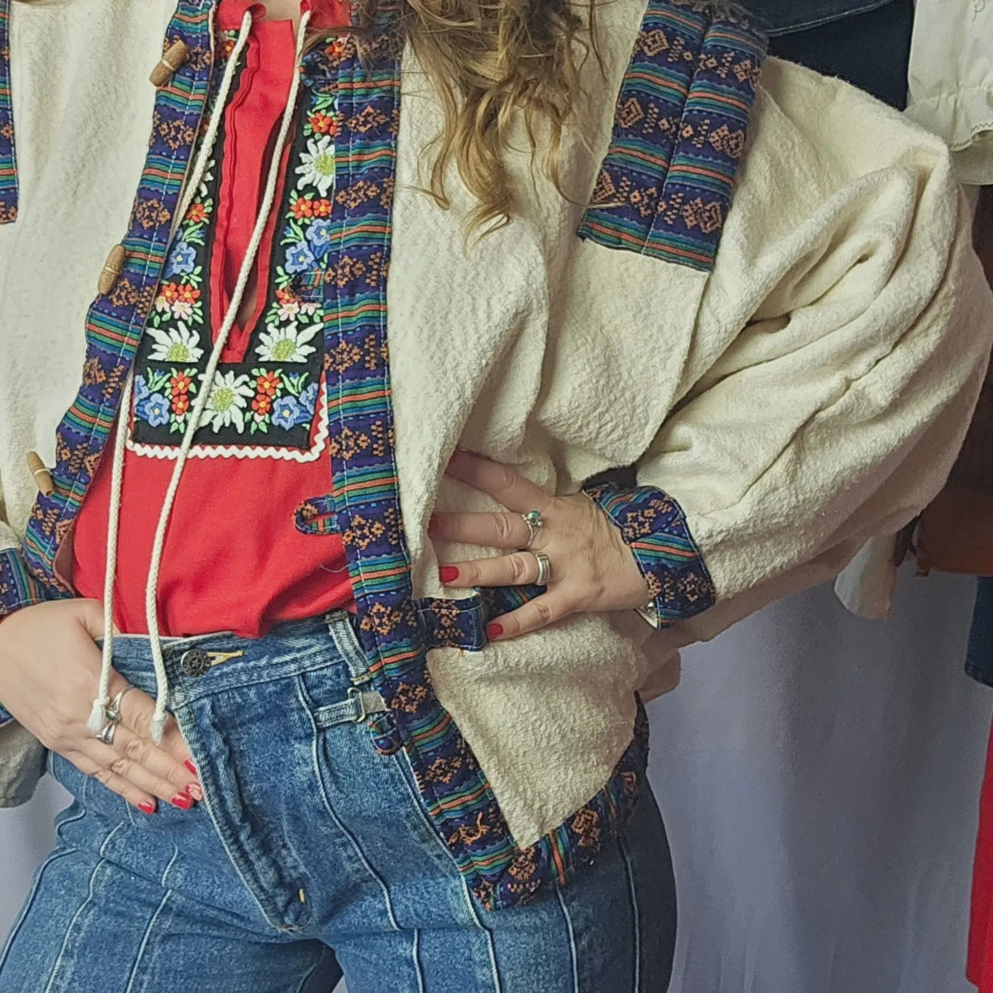 MEXICAN COTTON JACKET M