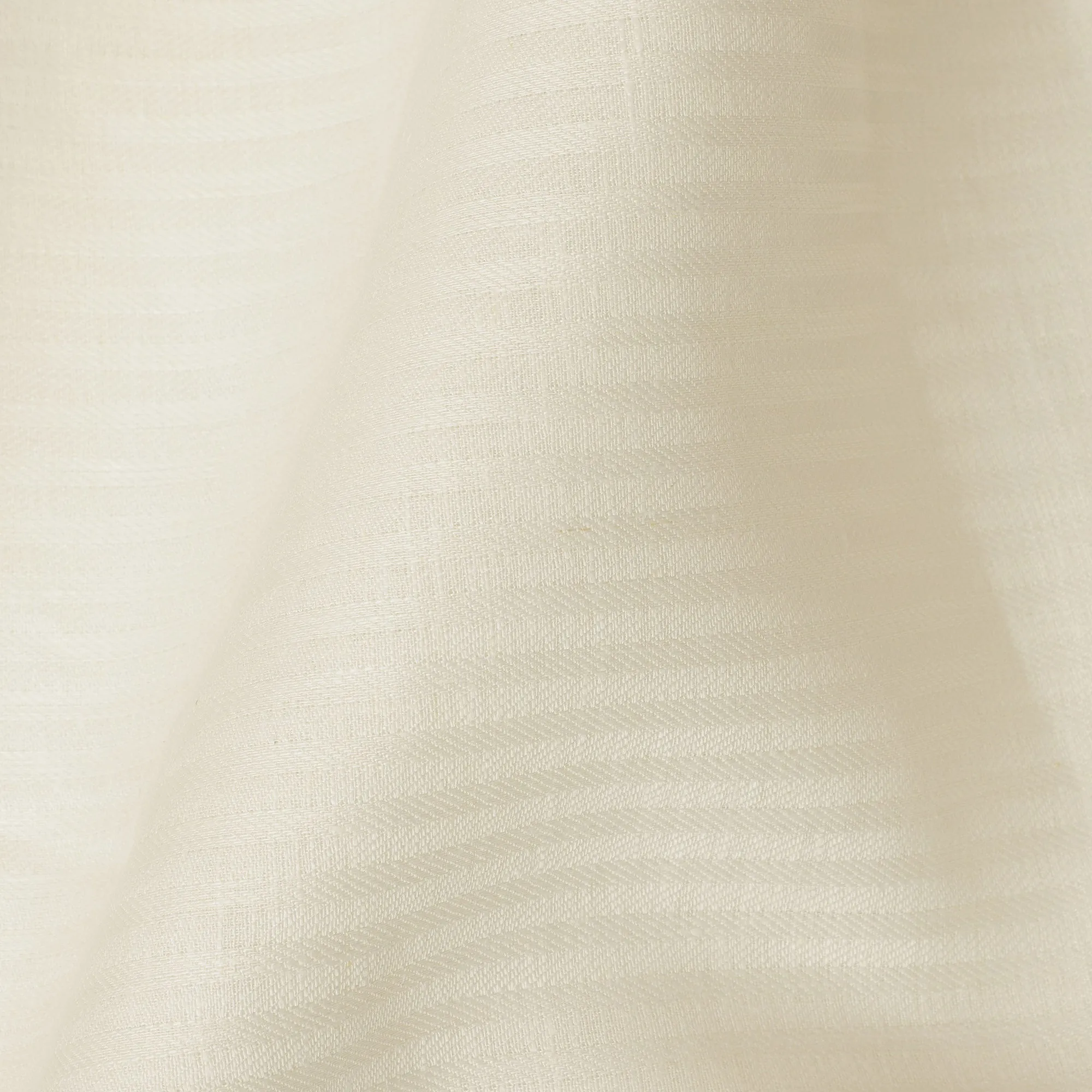 Off-White Textured Thick Linen Fabric for Jacketing and Trousers, 150 cm Width-D20564