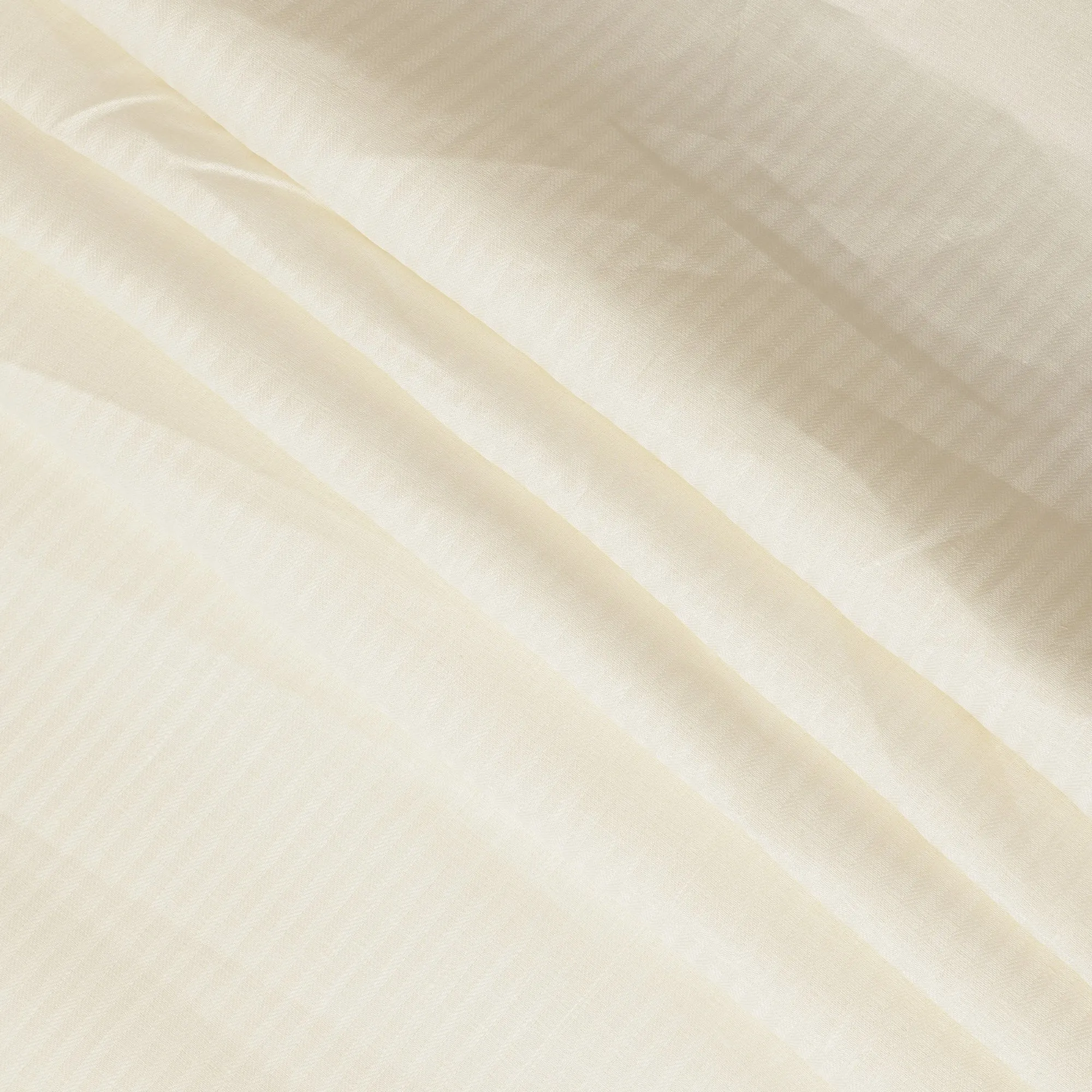 Off-White Textured Thick Linen Fabric for Jacketing and Trousers, 150 cm Width-D20564