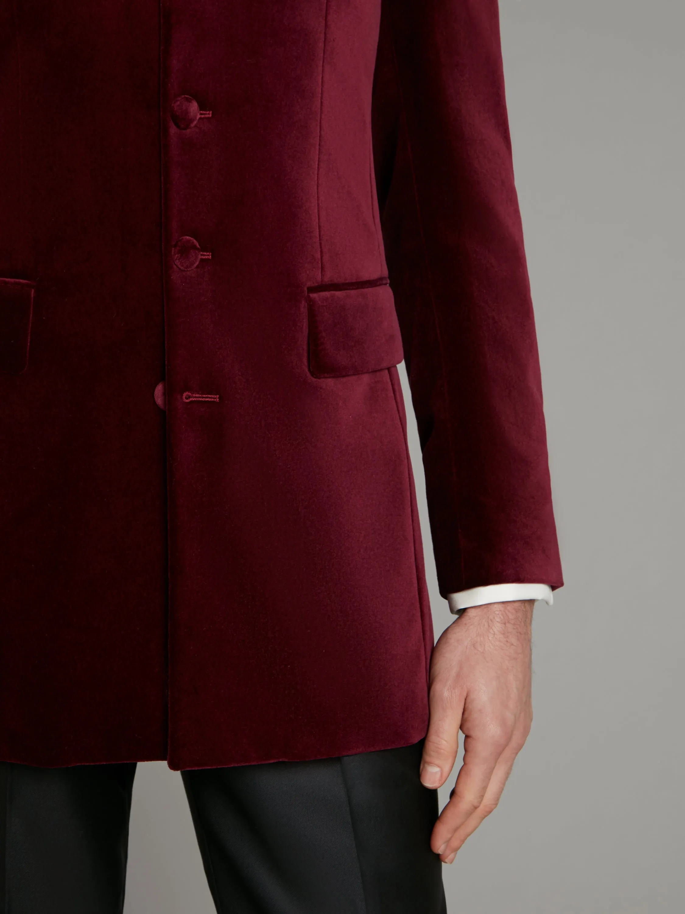 Ormonde Smoking Jacket - Burgundy