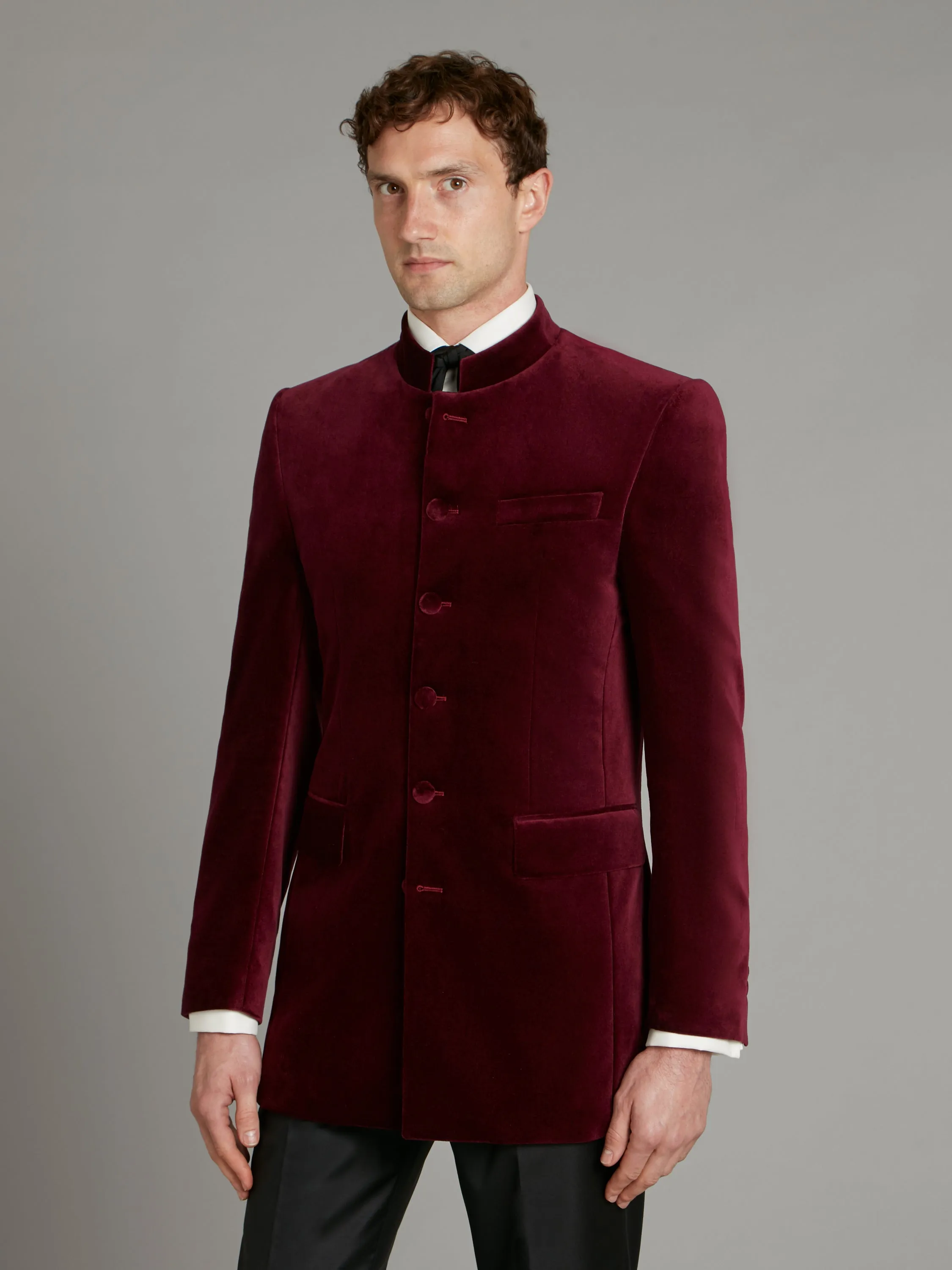 Ormonde Smoking Jacket - Burgundy