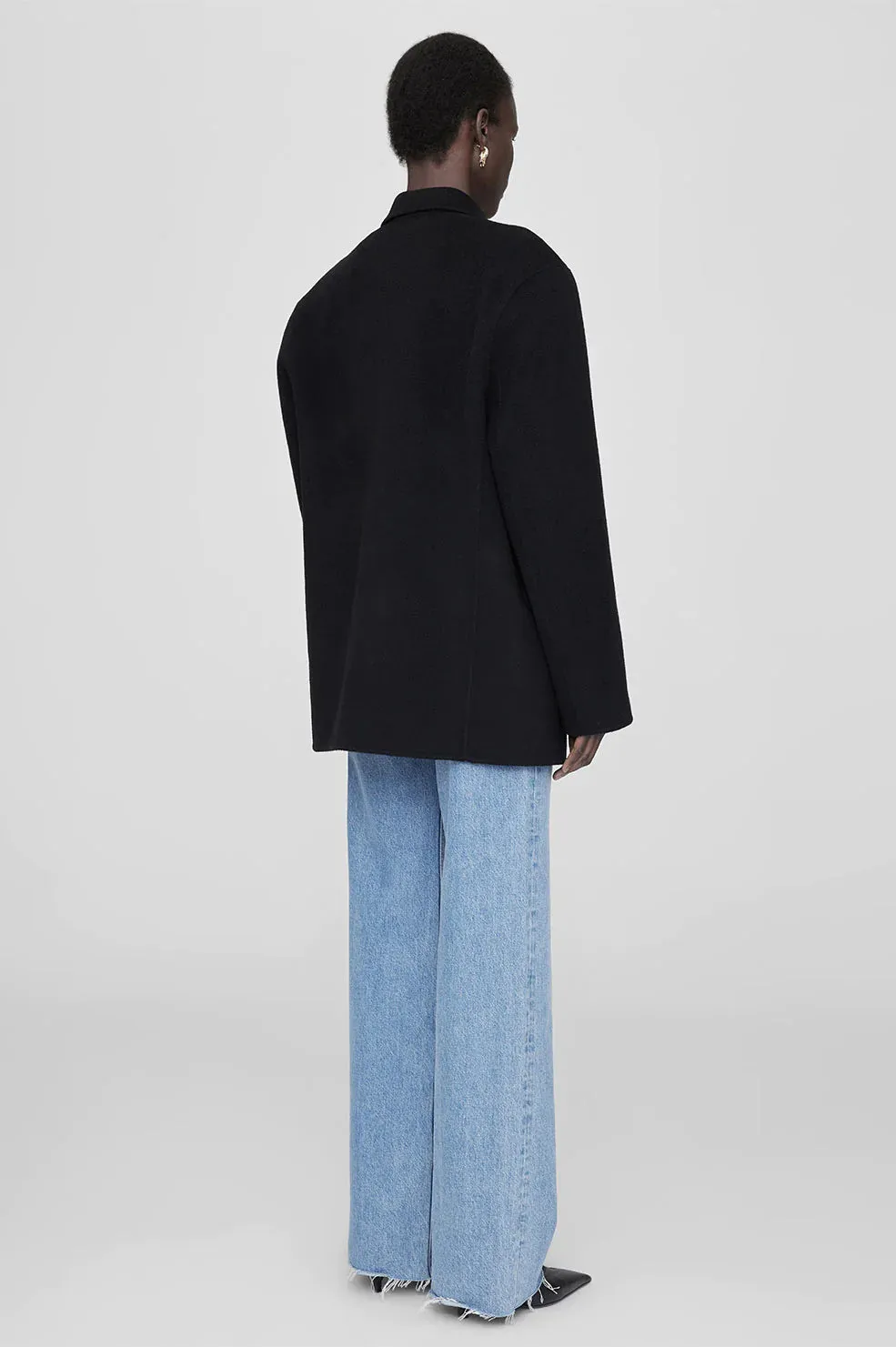 Quinn Blazer Black Cashmere Blend