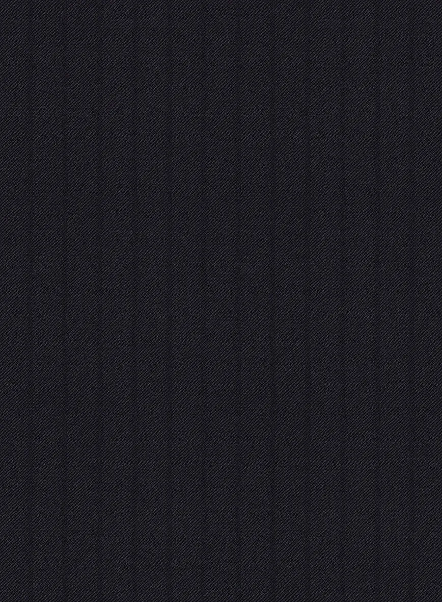 Scabal Pegico Stripe Blue Wool Jacket