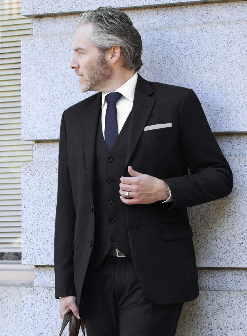 Scabal Pegico Stripe Blue Wool Jacket