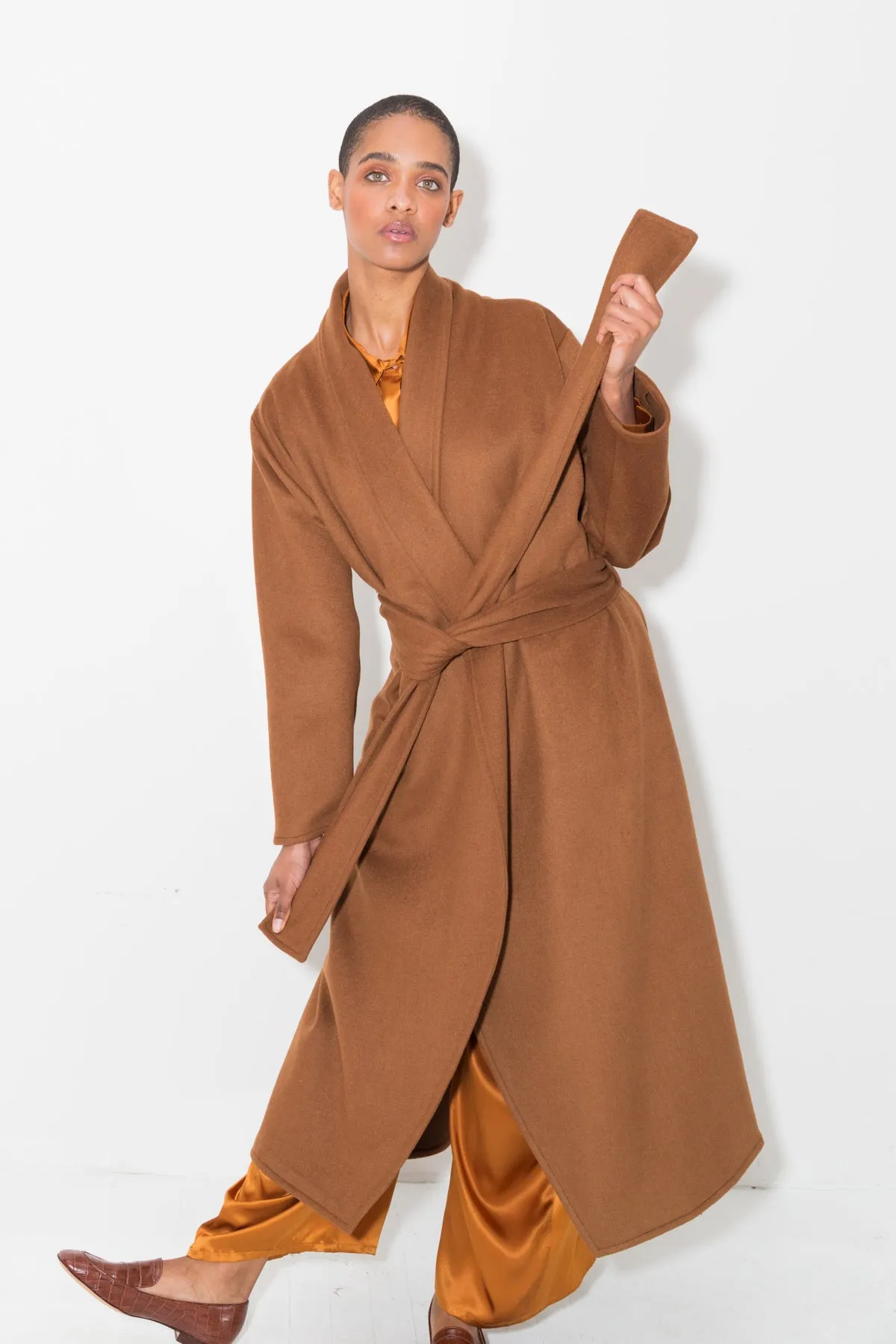 Tierra Wool Trench Coat