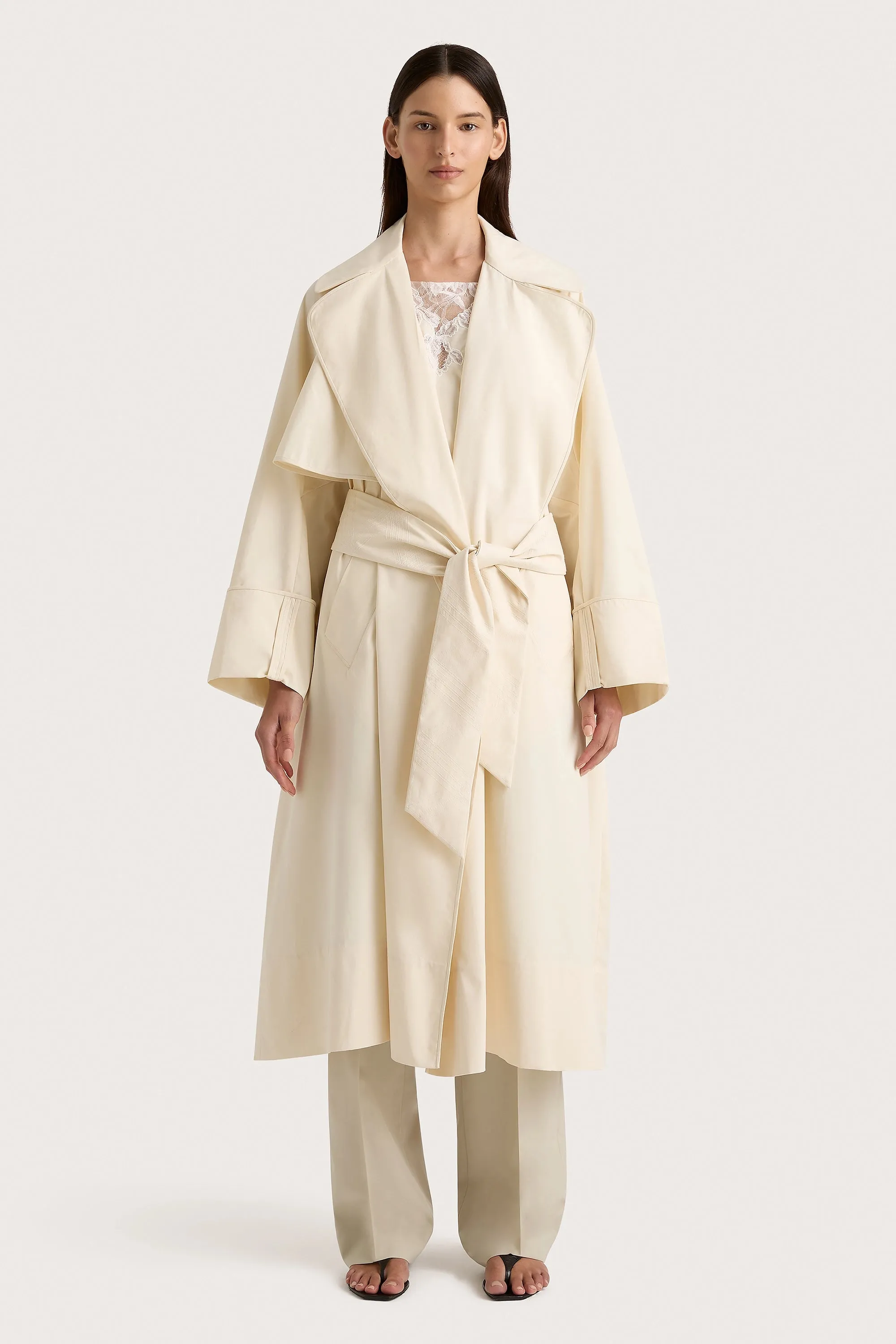 Vanze Coat Off White