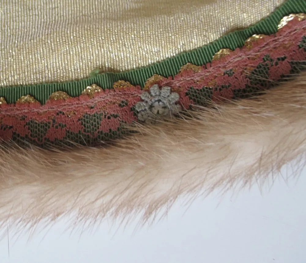 Vintage 50's Honey Blonde Mink Chapeaux Pillbox Hat