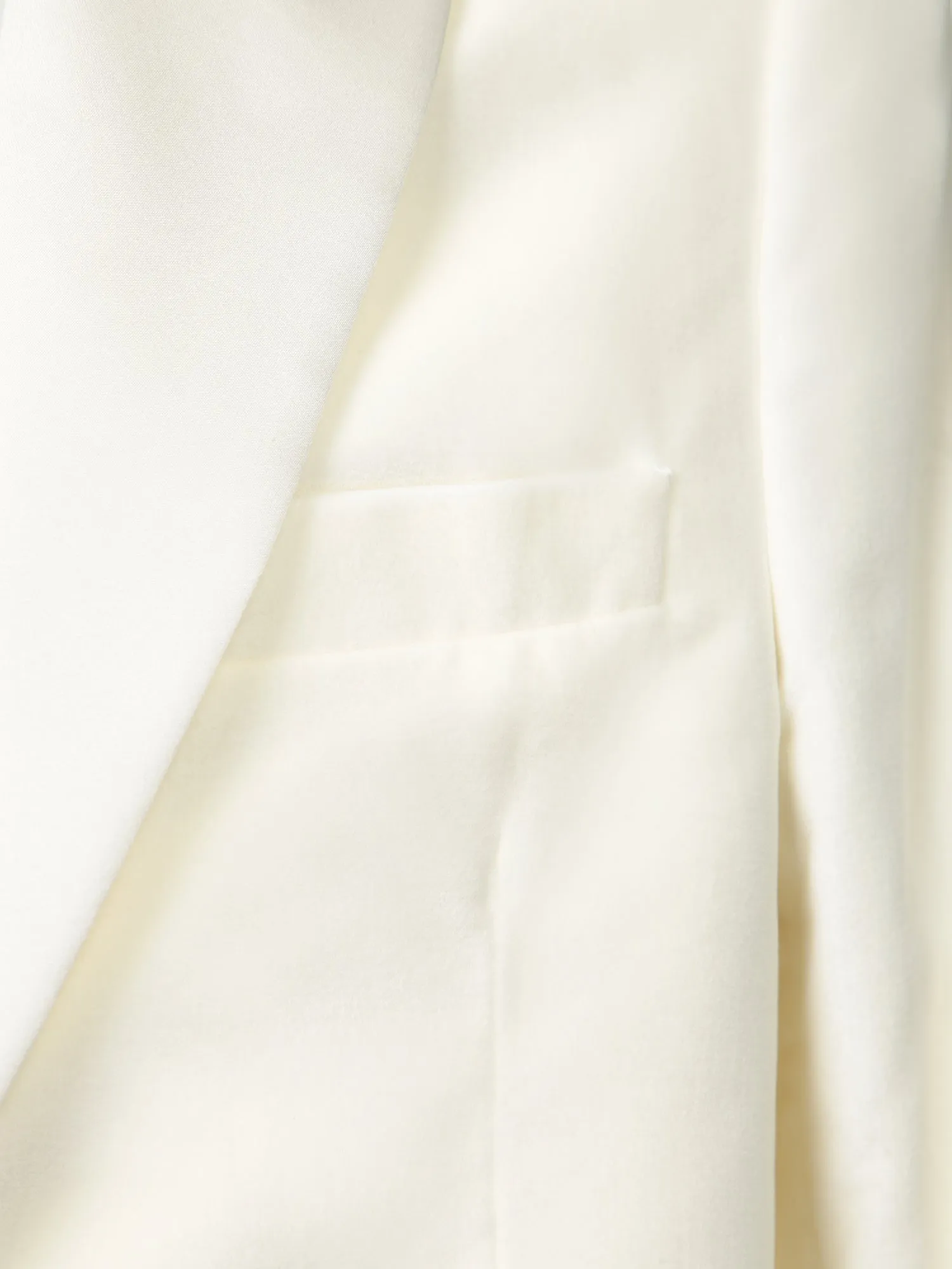 White Velvet Smoking Jacket